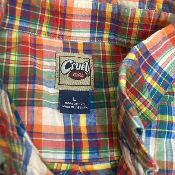 Cruel girl long sleeve button down shirt - Picture 2 of 2